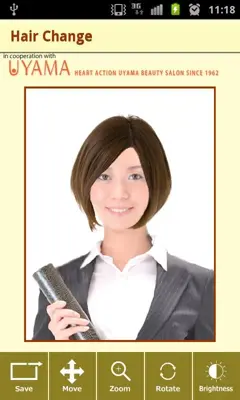 Hair Change Free android App screenshot 1